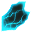 Obsidian Flame Blue Shield