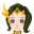 Celestial Phoenix Green Hat (F)