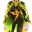 Celestial Phoenix Green Suit (F)