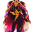 Celestial Phoenix Magenta Suit (F)