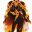 Celestial Phoenix Orange Suit (F)