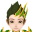 Celestial Phoenix Green Hat (M)