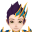 Celestial Phoenix Amethyst Hat (M)
