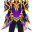 Celestial Phoenix Amethyst Suit (M)