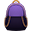 Luxury Winter Purple Backpack