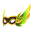 Celestial Phoenix Green Mask