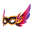 Celestial Phoenix Magenta Mask