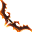 Obsidian Flame Orange Bow