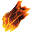 Obsidian Flame Orange Knuckle