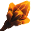 Obsidian Flame Orange Staff