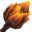 Obsidian Flame Orange Wand